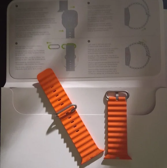 APPLE OCEAN BAND  ORANGE - Picture 2 of 4